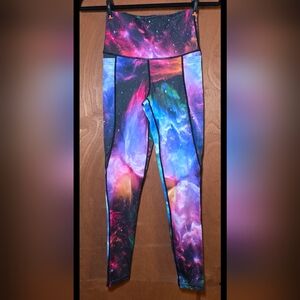 Blackmilk Women's Galaxy Space Leggings High Waisted XS Extra Small